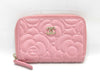 CHANEL Camellia Coin Case, Caviar Pink, No. 29
