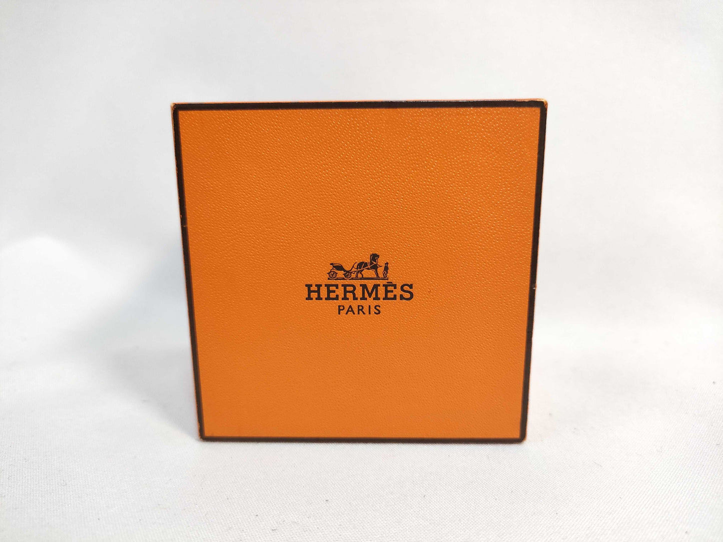 HERMES Campagne Silver 925 Ring #50 Logo Horseshoe 6.7g Ring
