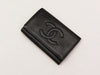 CHANEL Caviar Skin Coco Mark Key Case/Key Holder