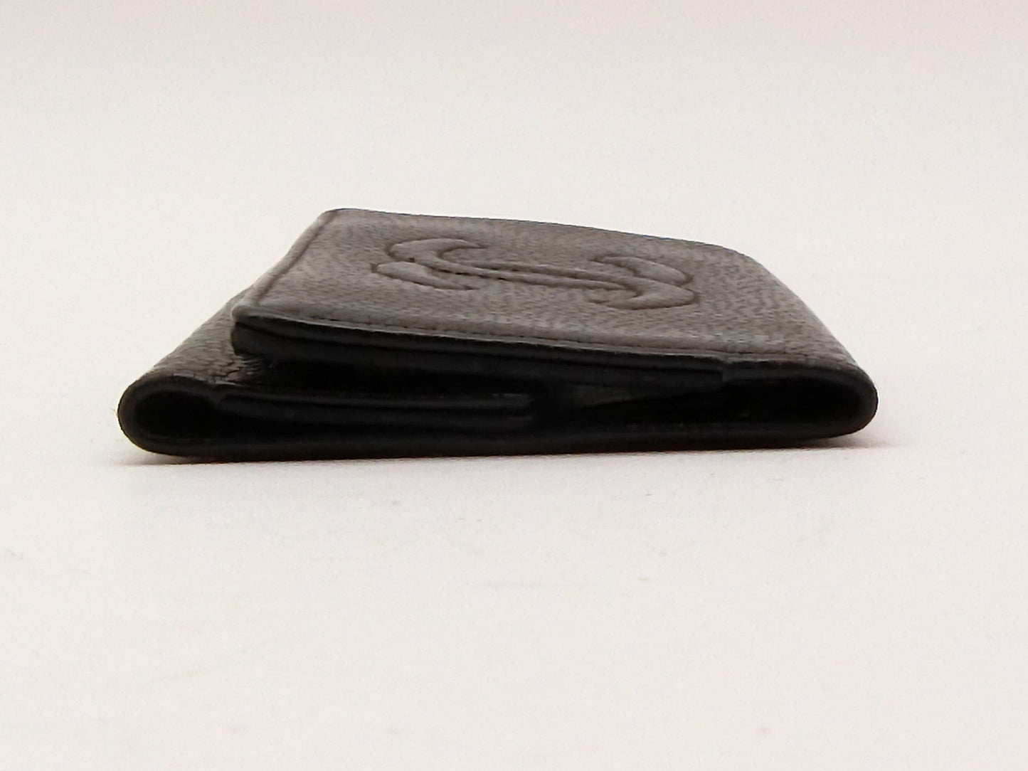 CHANEL Caviar Skin Coco Mark Key Case/Key Holder
