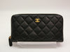 CHANEL Caviar Skin Matelasse Wallet