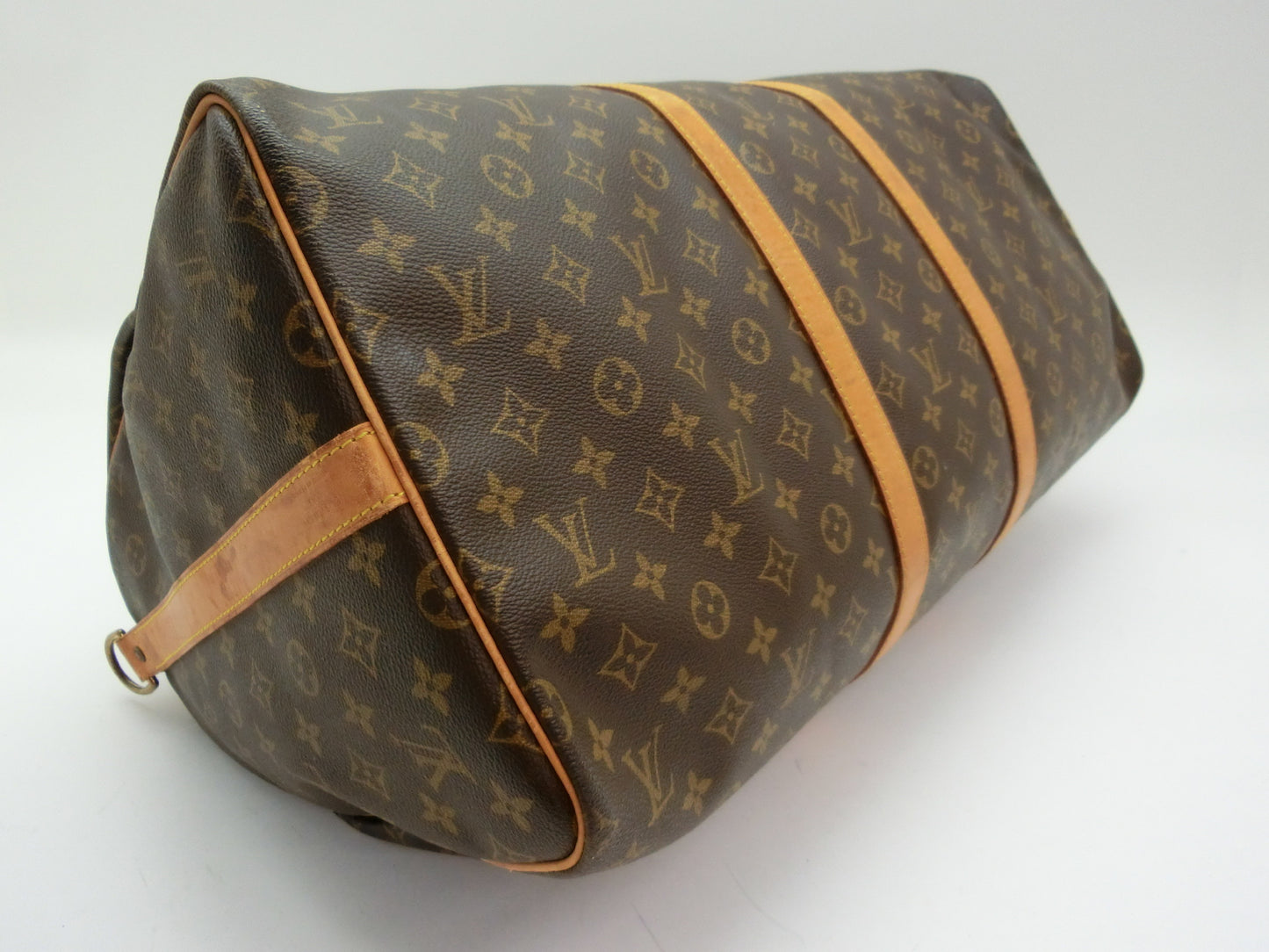 LOUIS VUITTON Monogram Keepall Bandouliere 55 Boston Bag