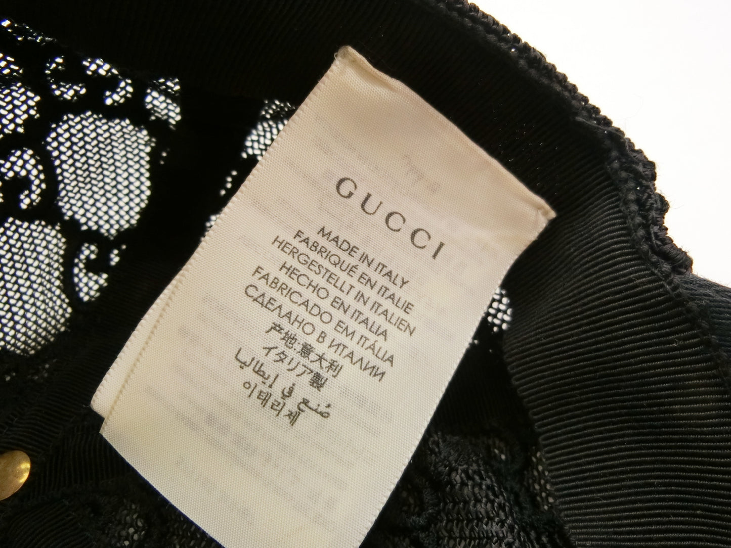 GUCCI GG Mesh Cap Hat Size M Other Accessories