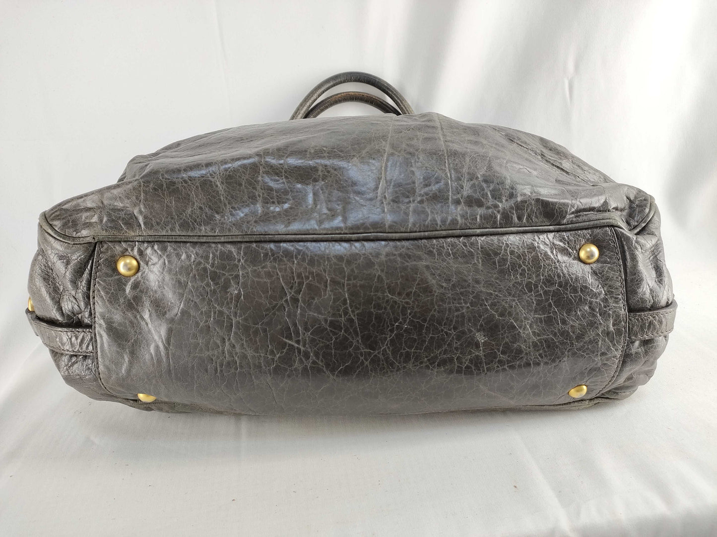Miu Miu Gray 2-Way Handbag