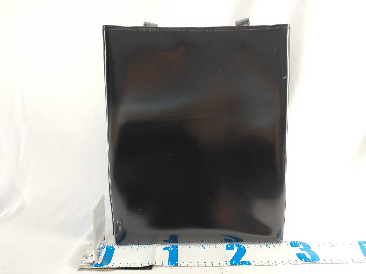 Salvatore Ferragamo Patent Leather Shoulder Tote Bag