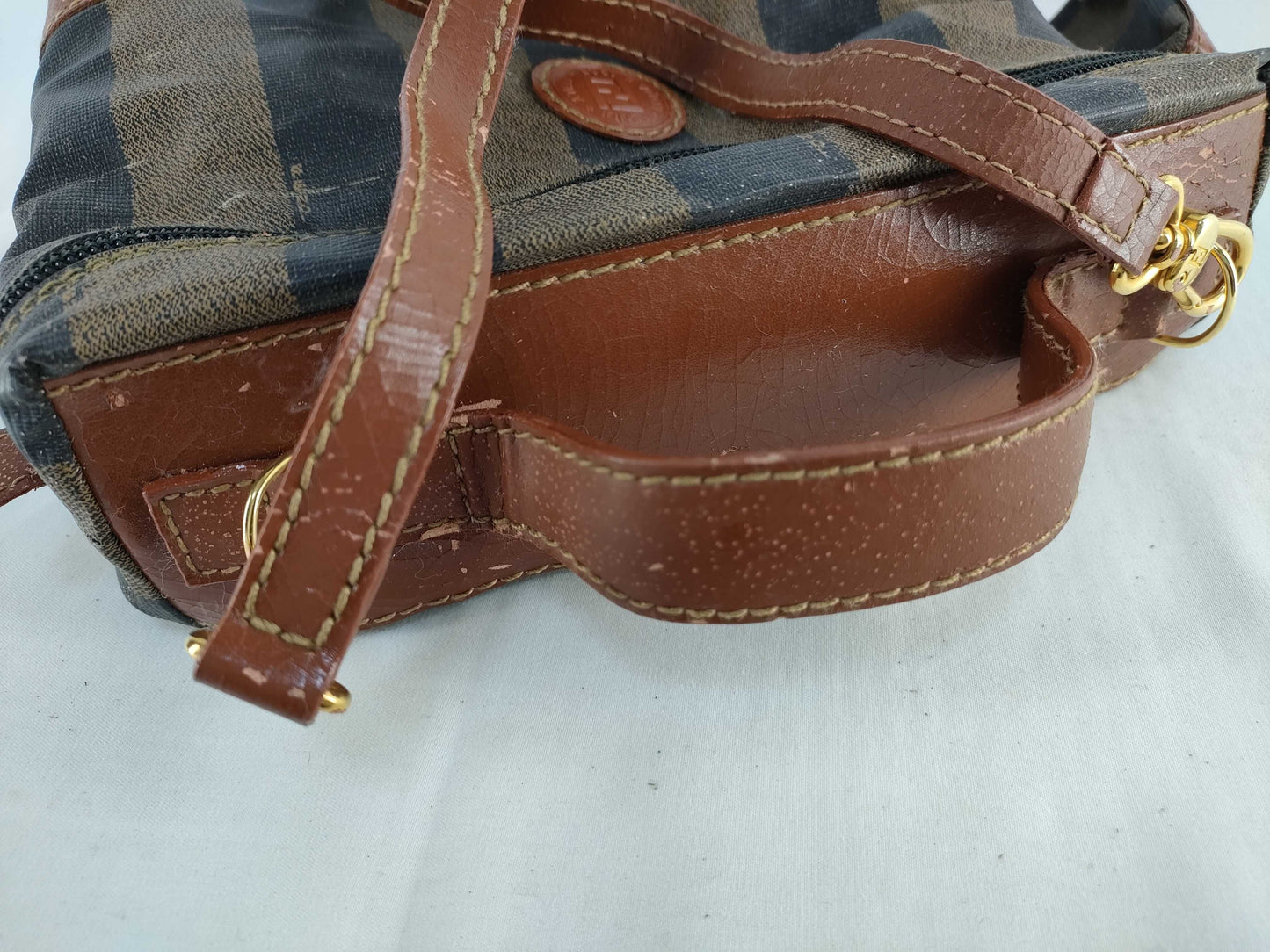 FENDI Pecan 2-way hand/shoulder bag with pouch