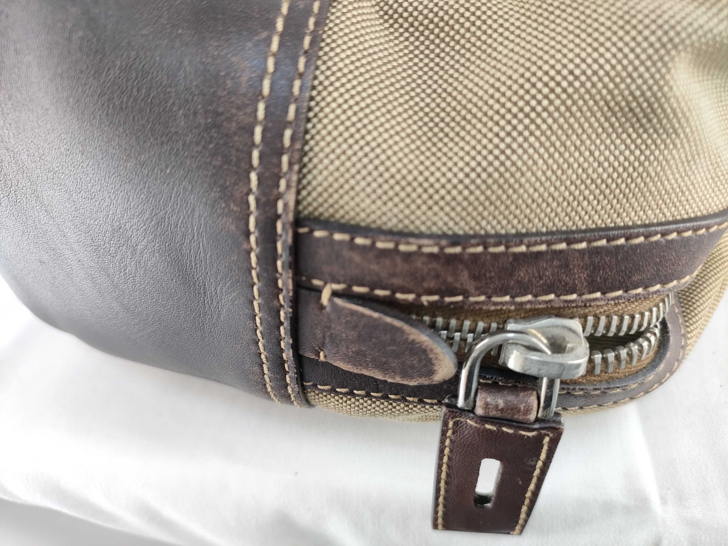 PRADA logo jacquard handbag