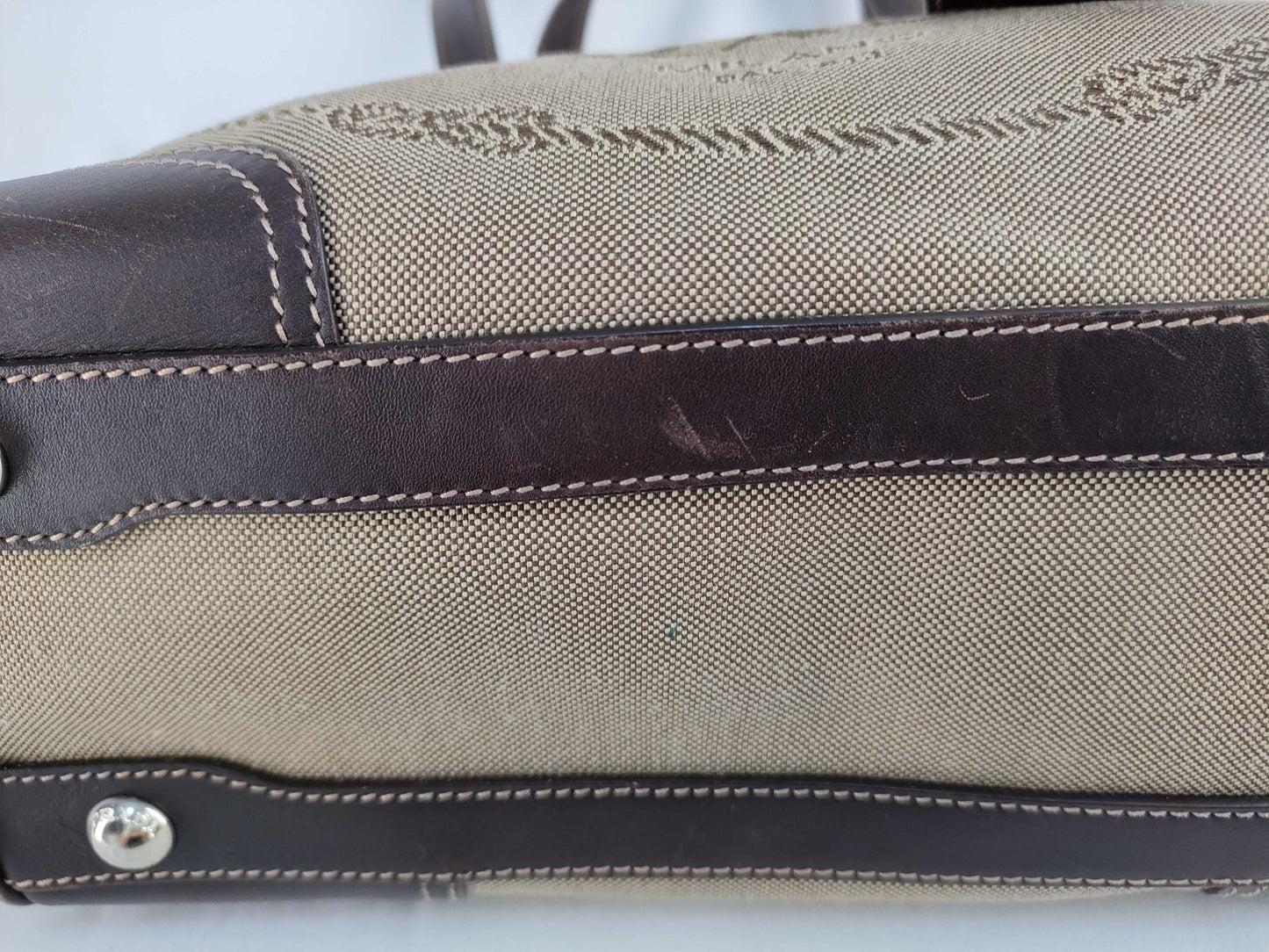 PRADA logo jacquard handbag