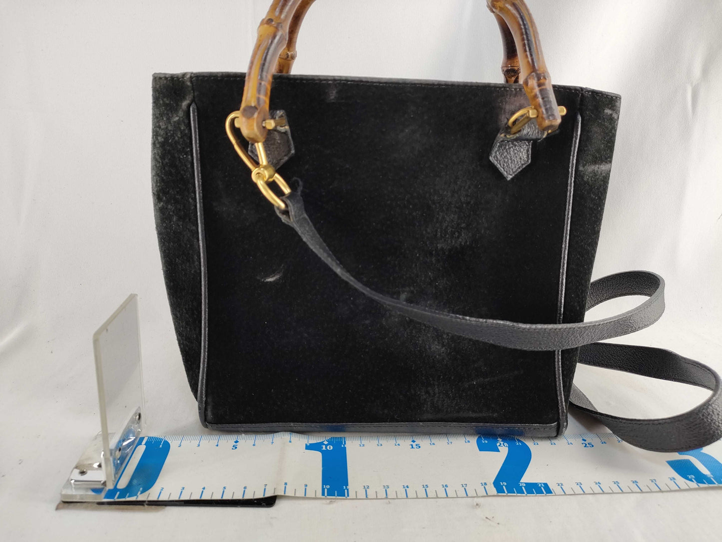 GUCCI Bamboo Old Gucci Bamboo 2-way Shoulder Handbag