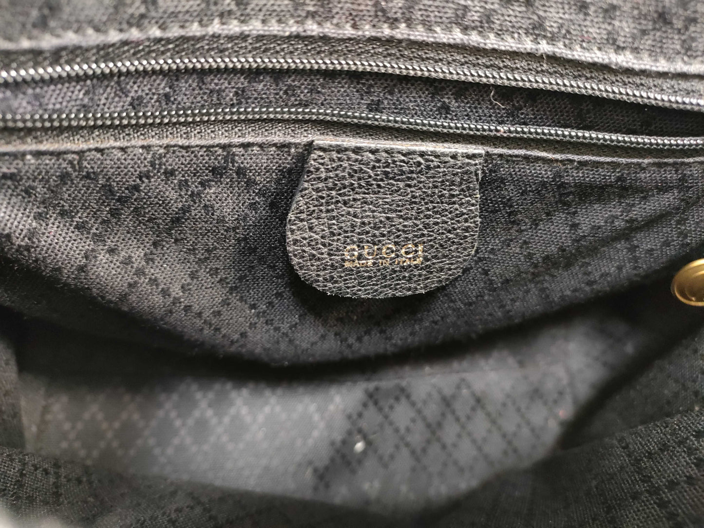 GUCCI Bamboo Old Gucci Bamboo 2-way Shoulder Handbag