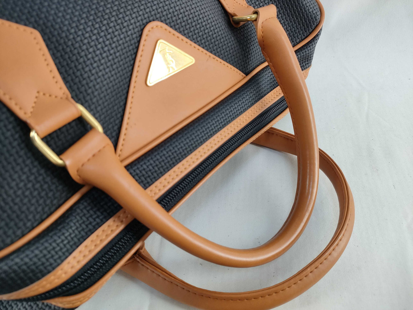 Yves Saint Laurent PVC Leather Black Handbag