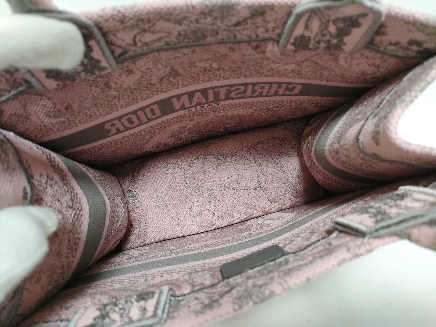 Dior Book Tote Small Toile de Jouy Handbag