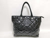 Tory Burch Quilted Tote Black Tote Bag