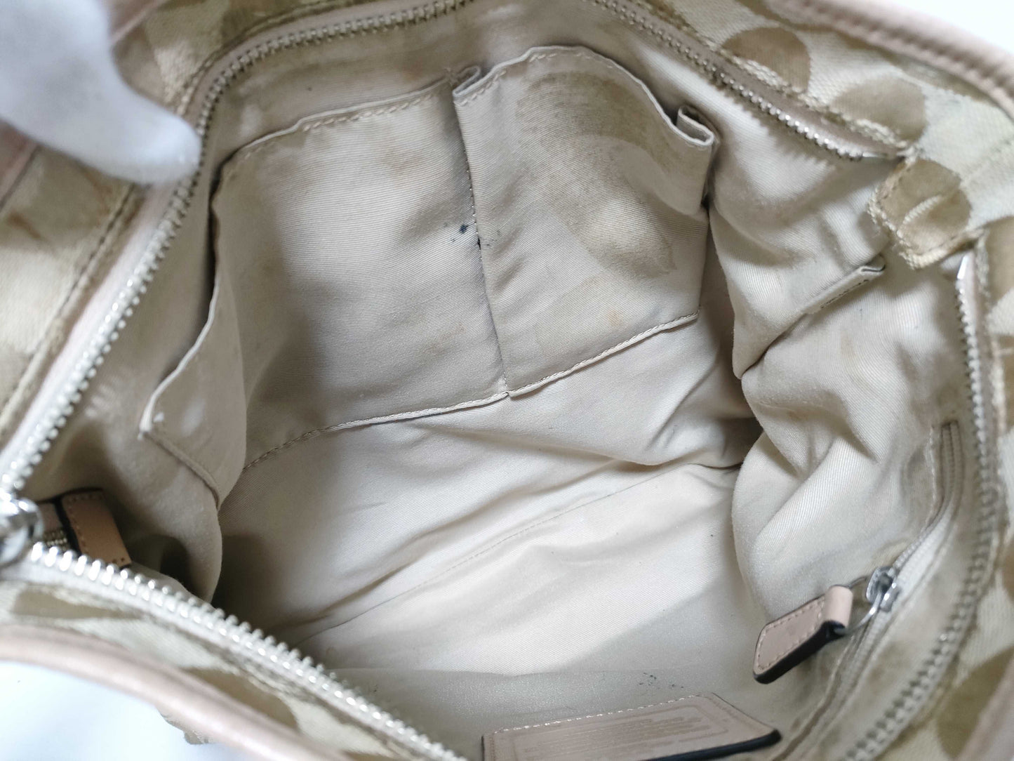 COACH Signature Shoulder Bag in Pink