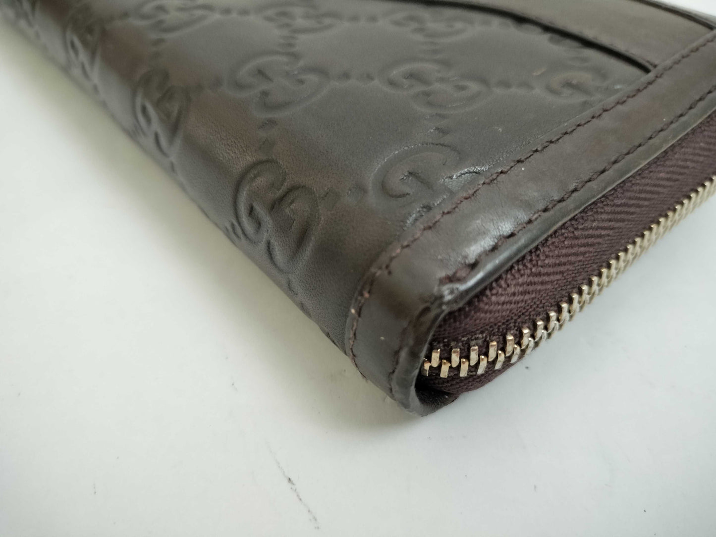 GUCCI Guccissima GUCCI Interlocking Round Zip Wallet 308012 Wallet