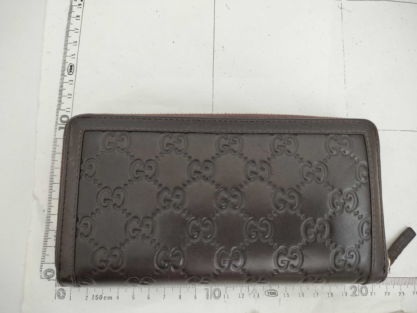 GUCCI Guccissima GUCCI Interlocking Round Zip Wallet 308012 Wallet