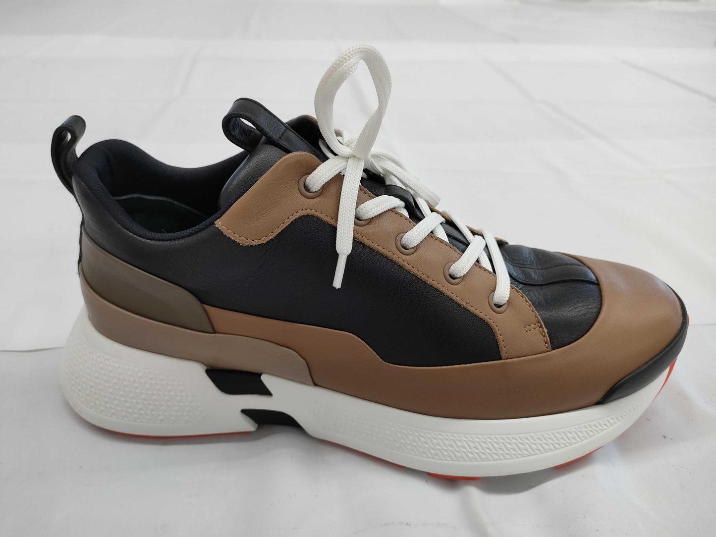 HERMES HERMES Men's Leather Sneakers Size 42.5 Sneakers