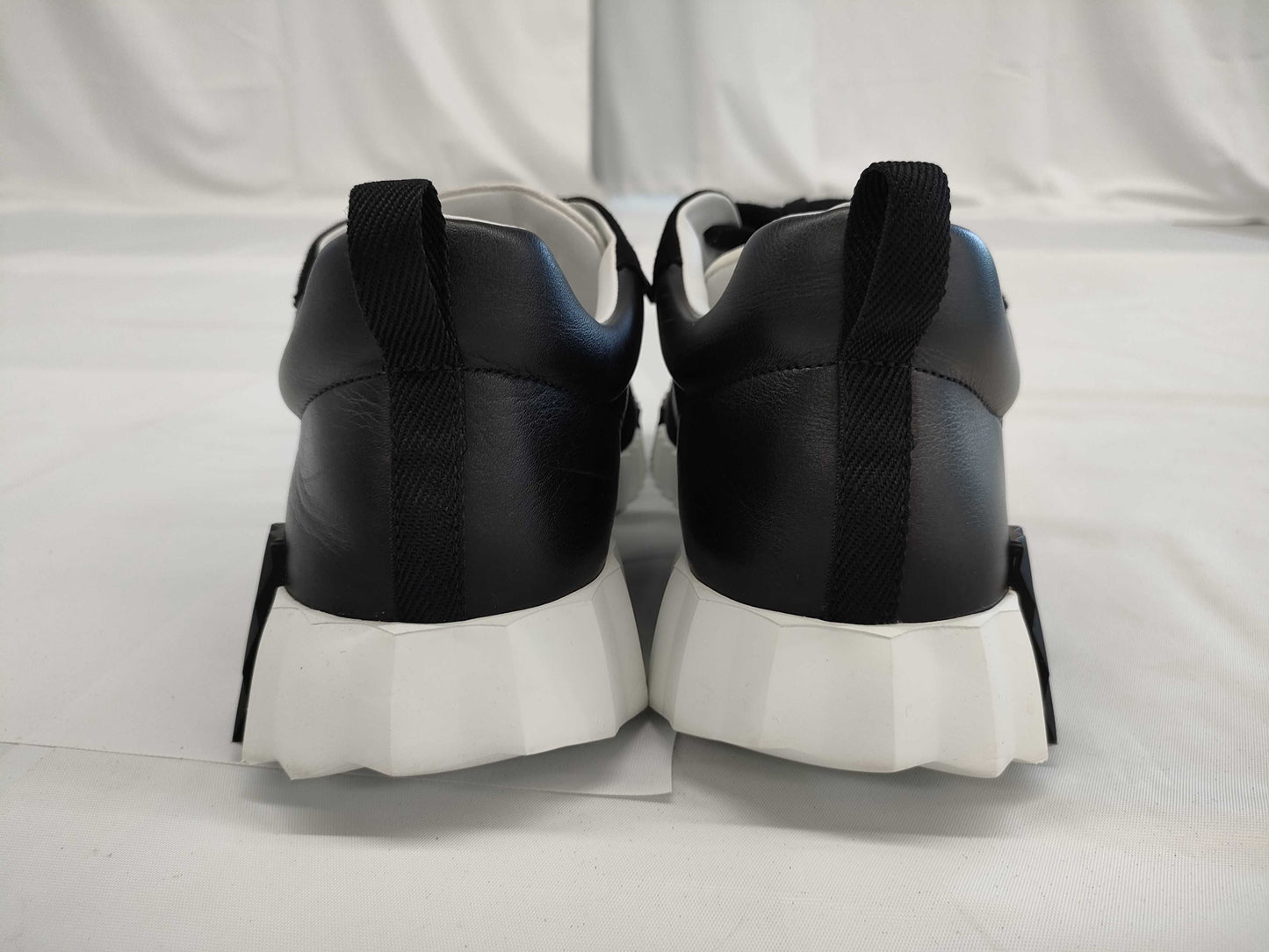 HERMES HERMES Men's Bouncing Sneakers Black Leather Size 43 Sneakers