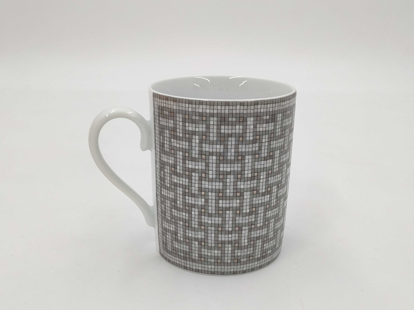 HERMES HERMES Mug Mosaic Silver Cup