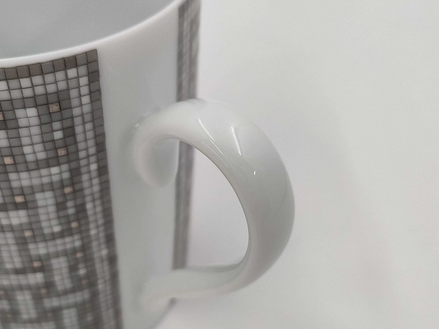 HERMES HERMES Mug Mosaic Silver Cup