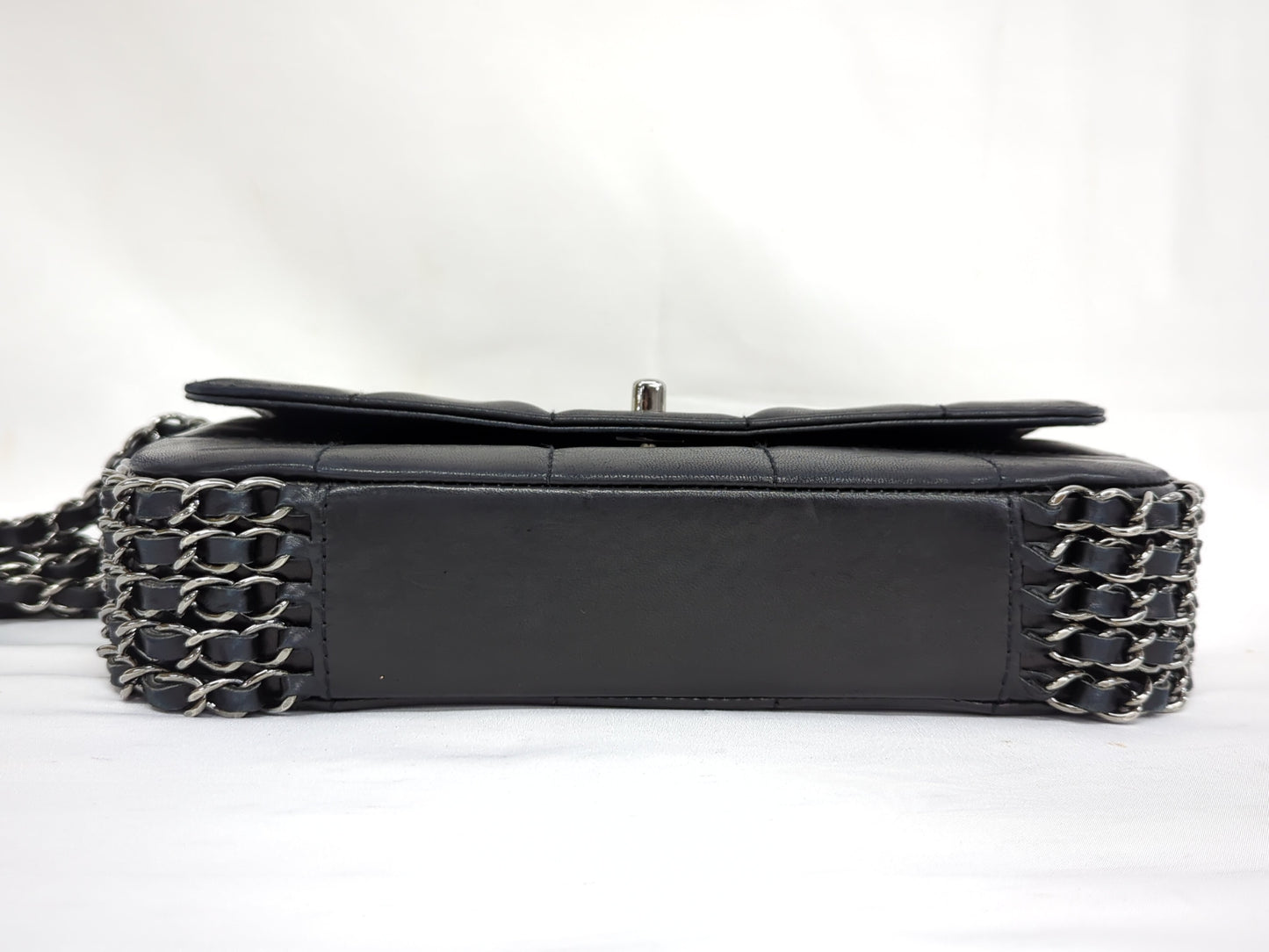 CHANEL Chocolate Bar Chain Shoulder Bag, No. 8