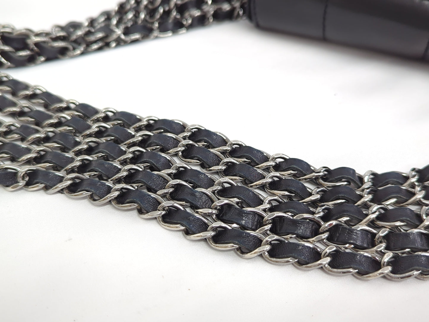 CHANEL Chocolate Bar Chain Shoulder Bag, No. 8