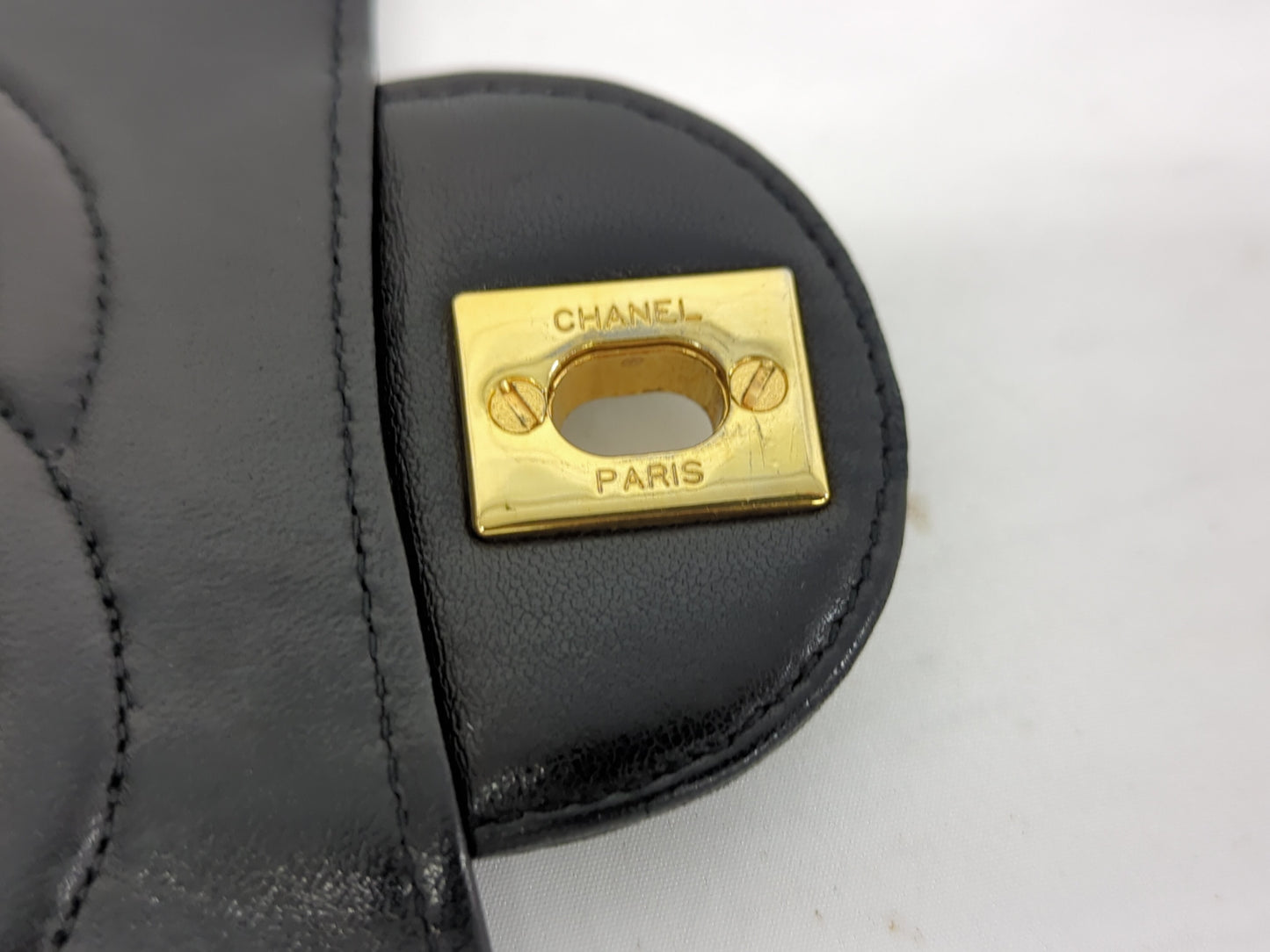 CHANEL Lambskin Matelasse Chain Shoulder Bag with Pouch, #1