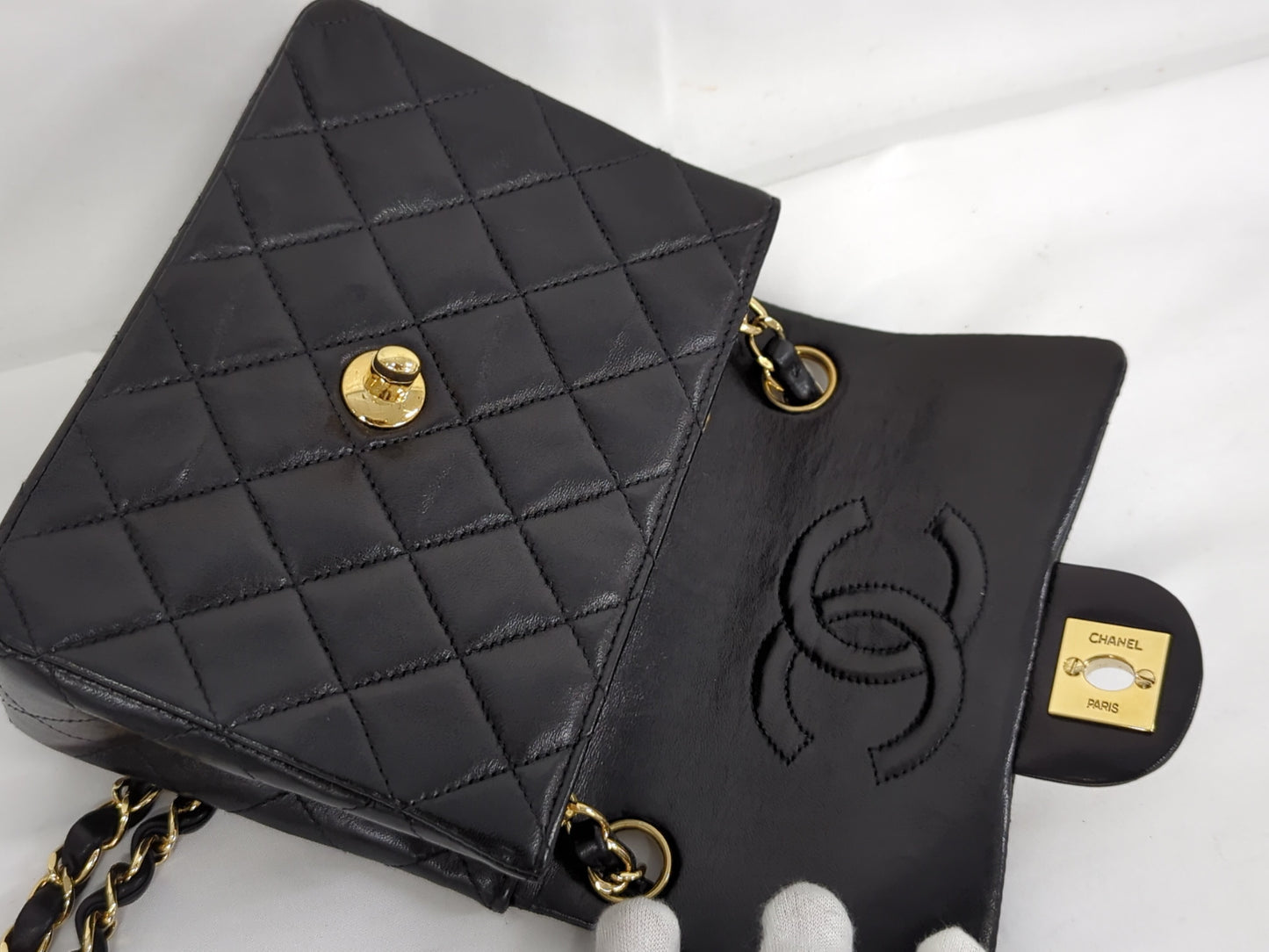 CHANEL Lambskin Mini Matelasse 18 Shoulder Bag, No. 7