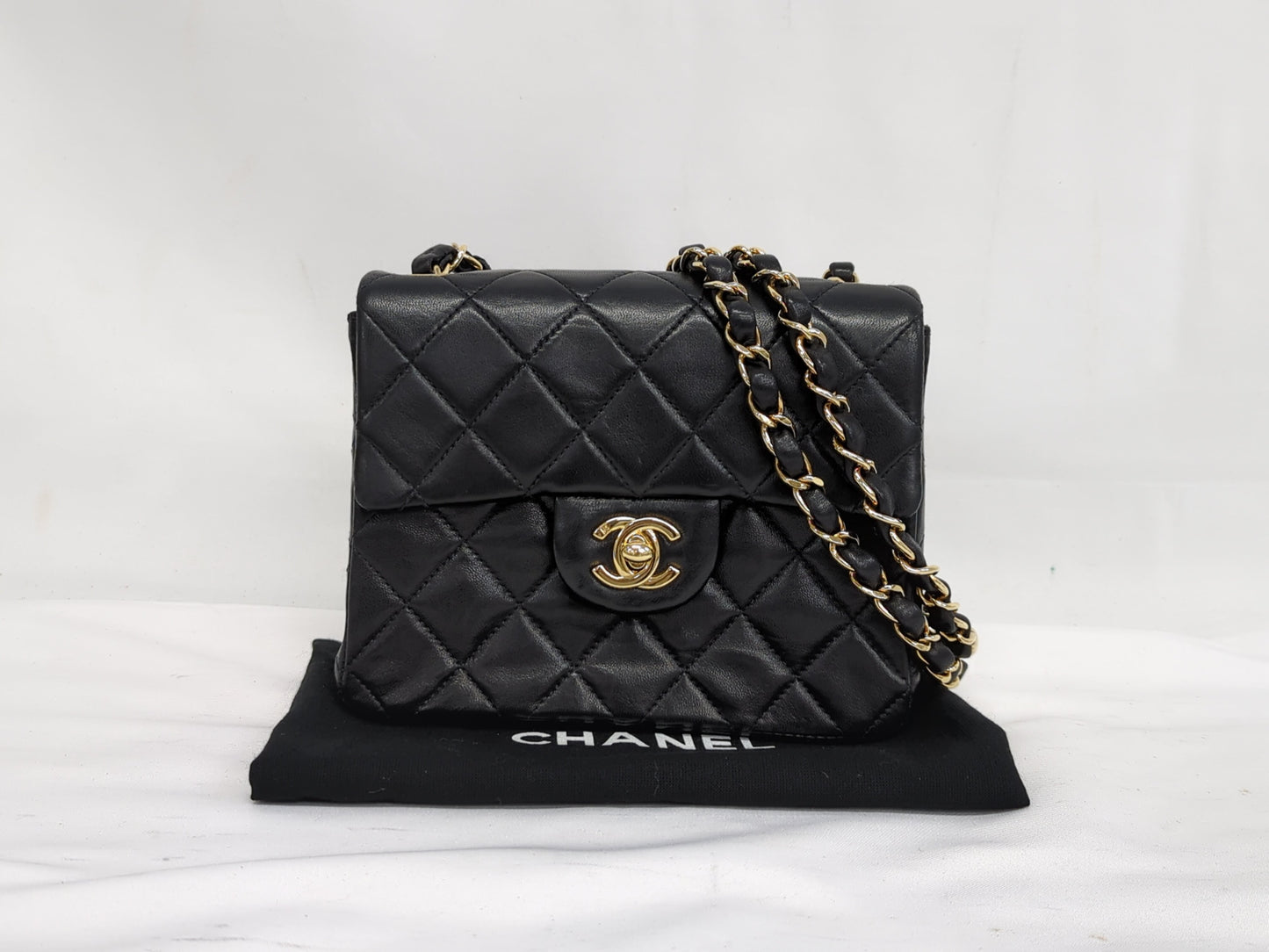 CHANEL Lambskin Mini Matelasse 18 Shoulder Bag, No. 7