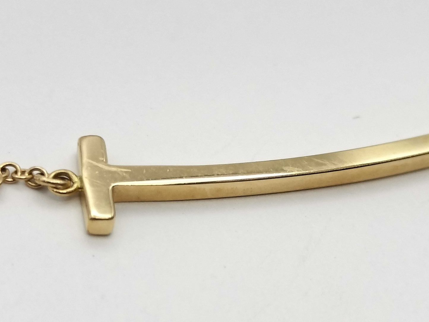 Tiffany & Co. T Smile Large Au750 3.7g Necklace