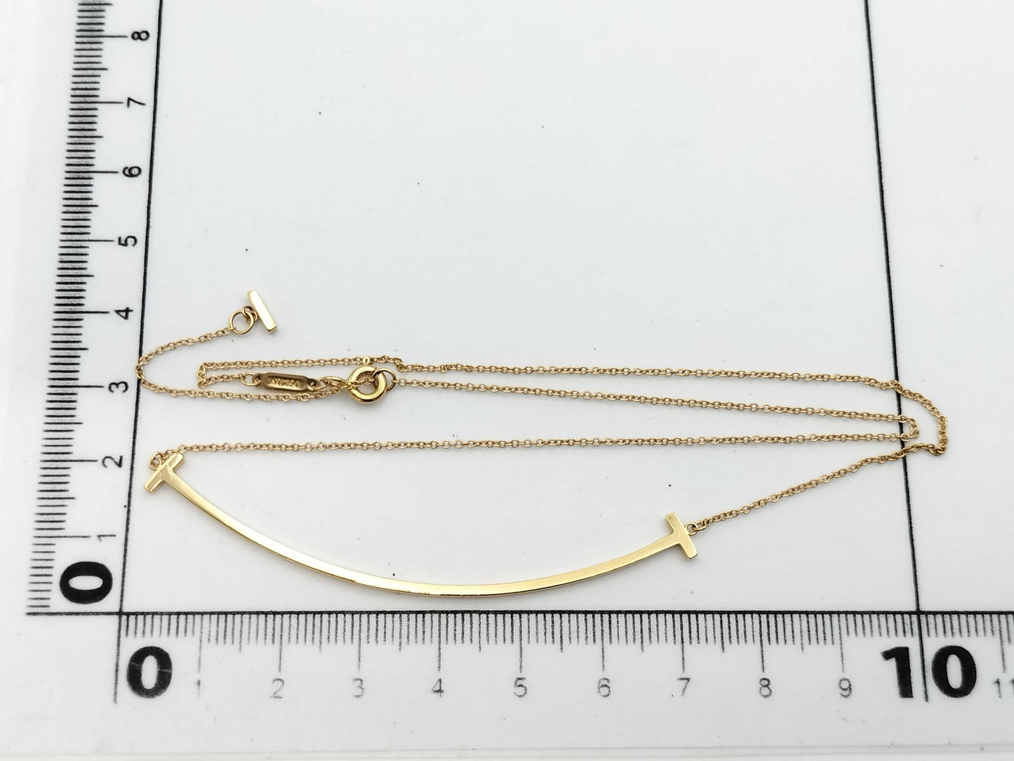 Tiffany & Co. T Smile Large Au750 3.7g Necklace