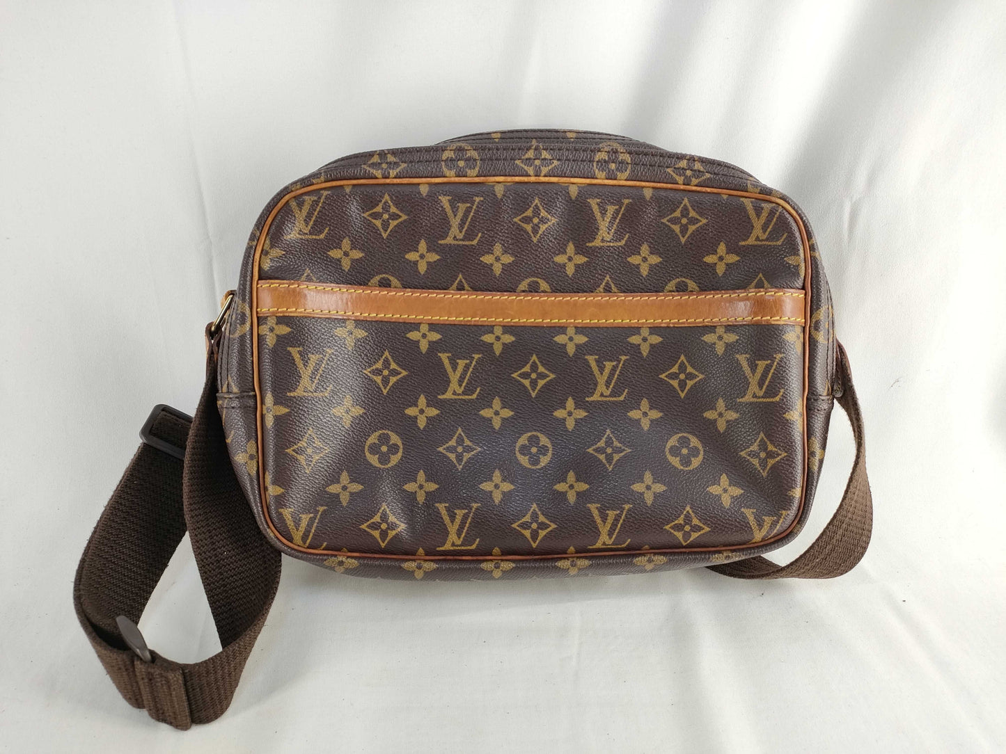 LOUIS VUITTON Monogram LV Reporter Shoulder Bag