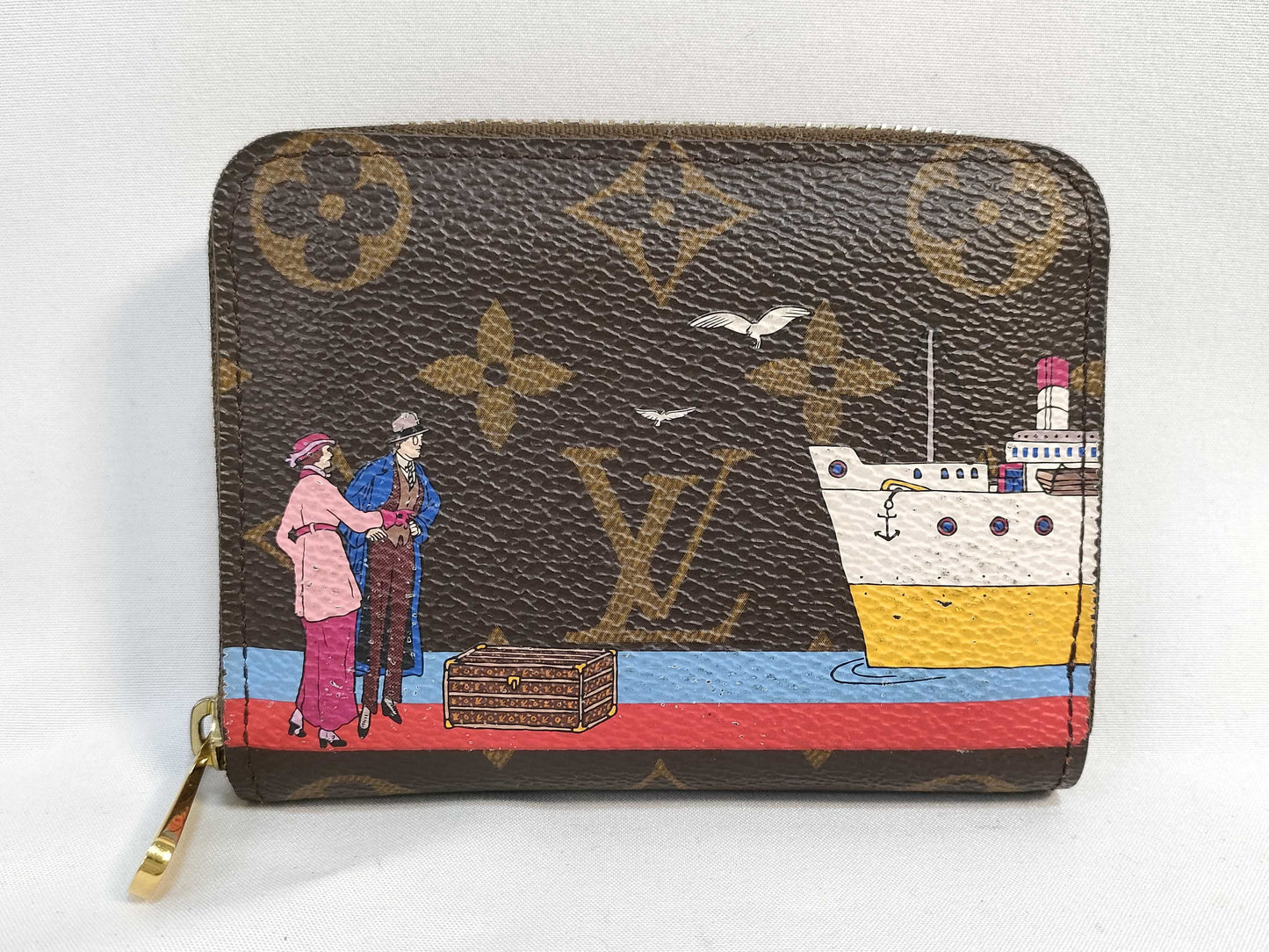 LOUIS VUITTON M62139 Monogram Louis Vuitton Zippy Coin Purse M62139 Wallet