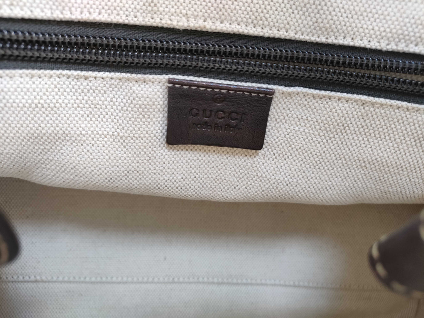 GUCCI Tote Bag Shoulder Bag PVC Handbag