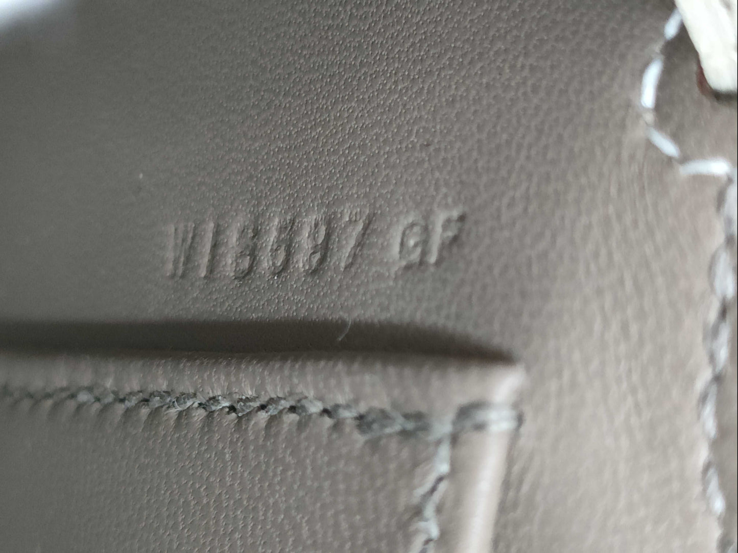 HERMES Mini Kelly Do SPO Handbag in Epson Asphalt with Grey Clasp, GD Hardware, Double Stamp
