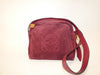 LOEWE Anagram Suede Bordeaux Shoulder Bag