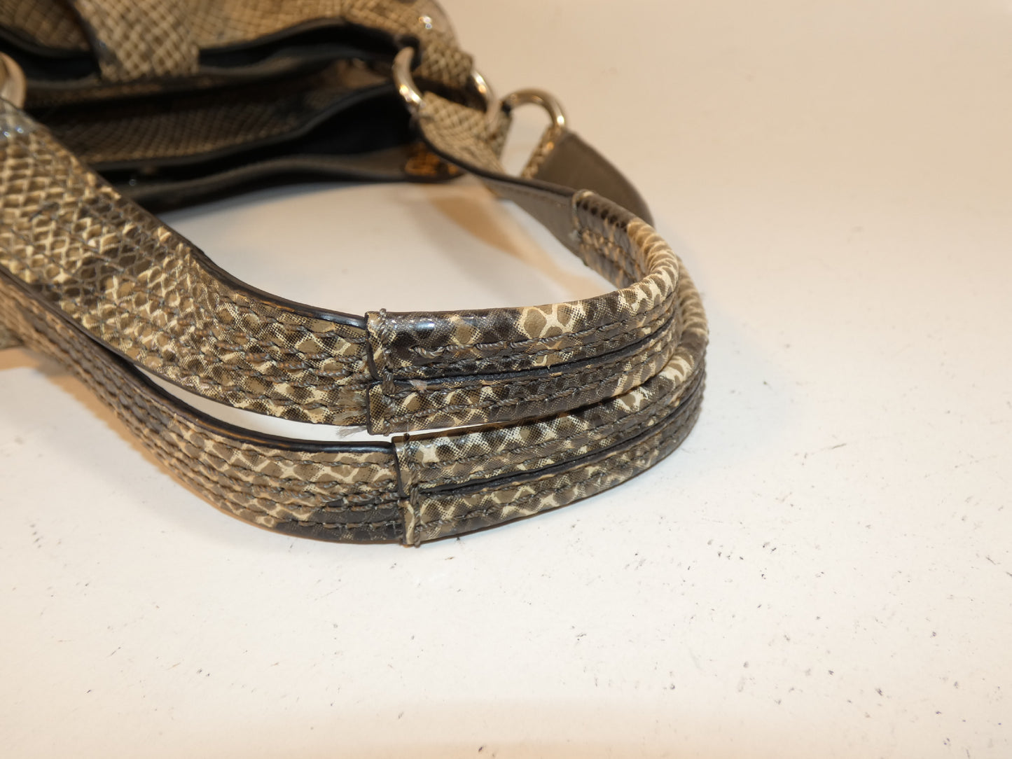 COACH Python Print Front Belt Handbag