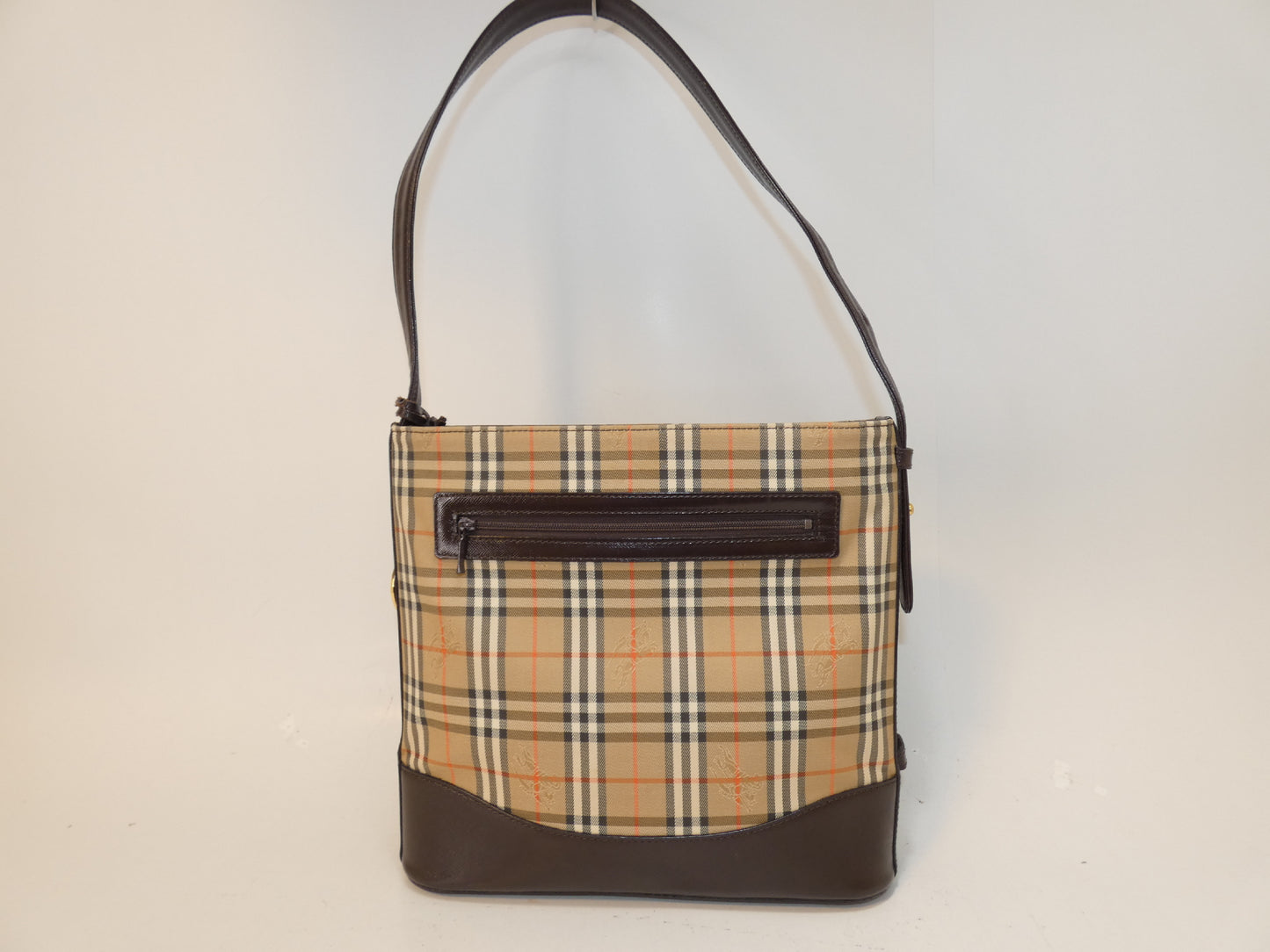BURBERRY Nova Check Leather One-Shoulder/One-Hand Shoulder Bag