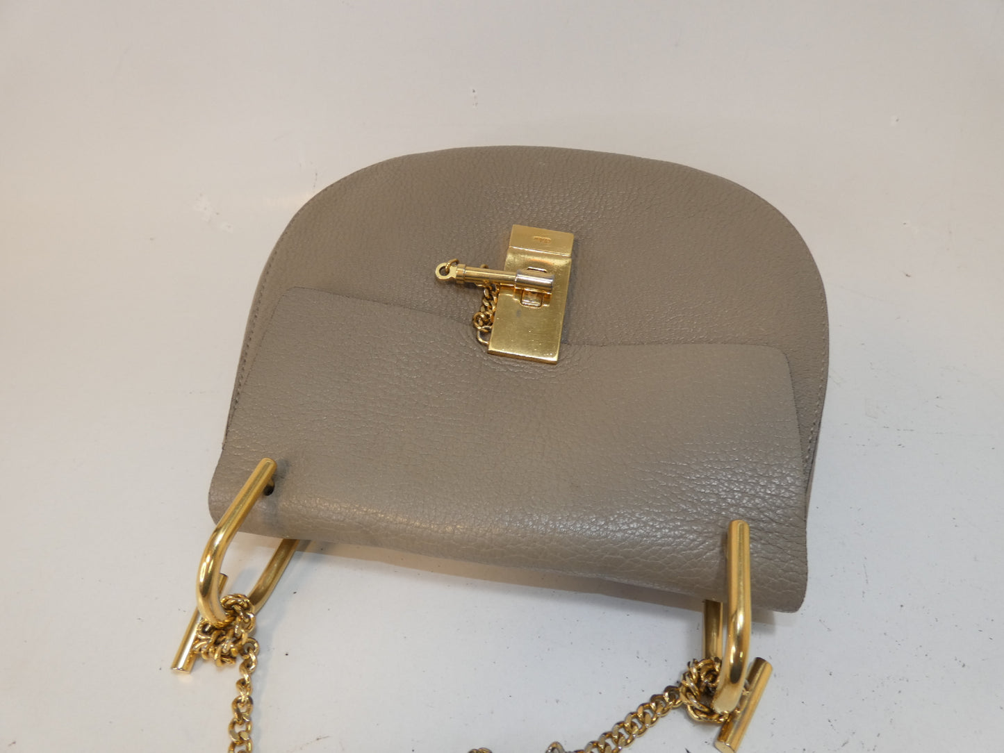 Chloe Drew Leather Chain Shoulder Bag