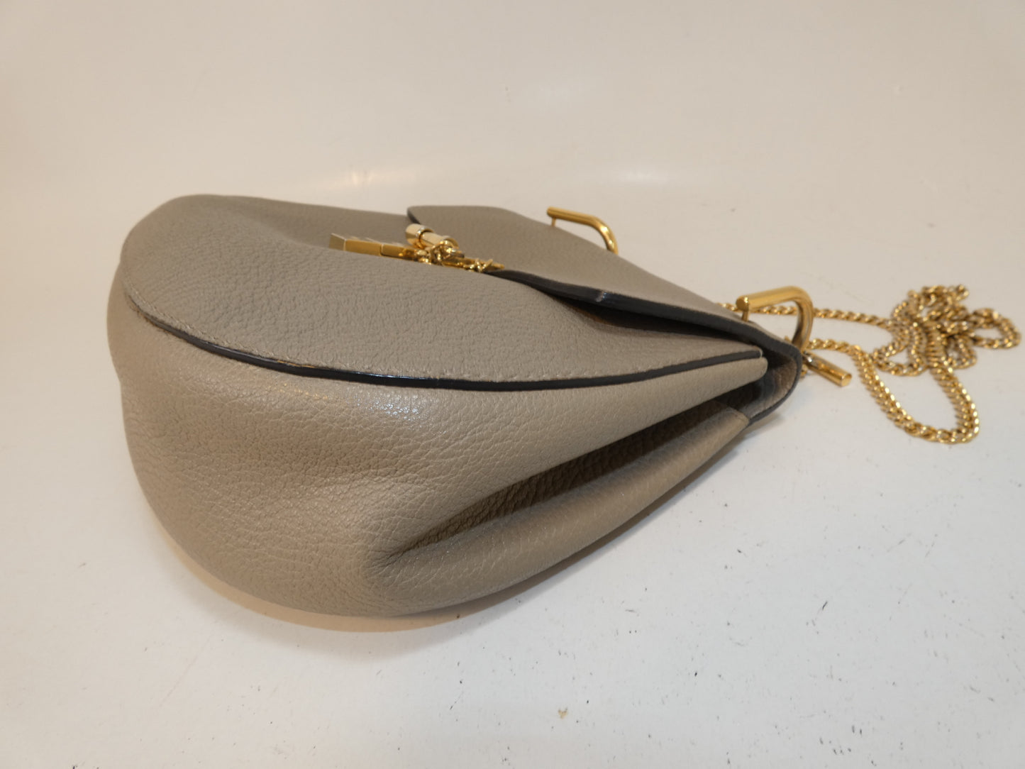 Chloe Drew Leather Chain Shoulder Bag