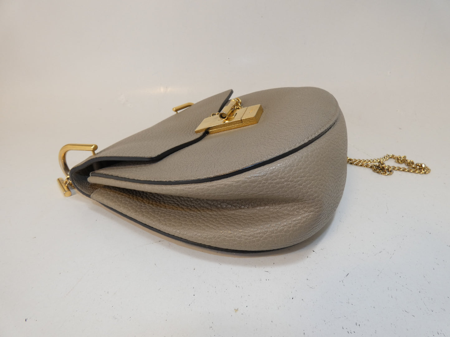 Chloe Drew Leather Chain Shoulder Bag