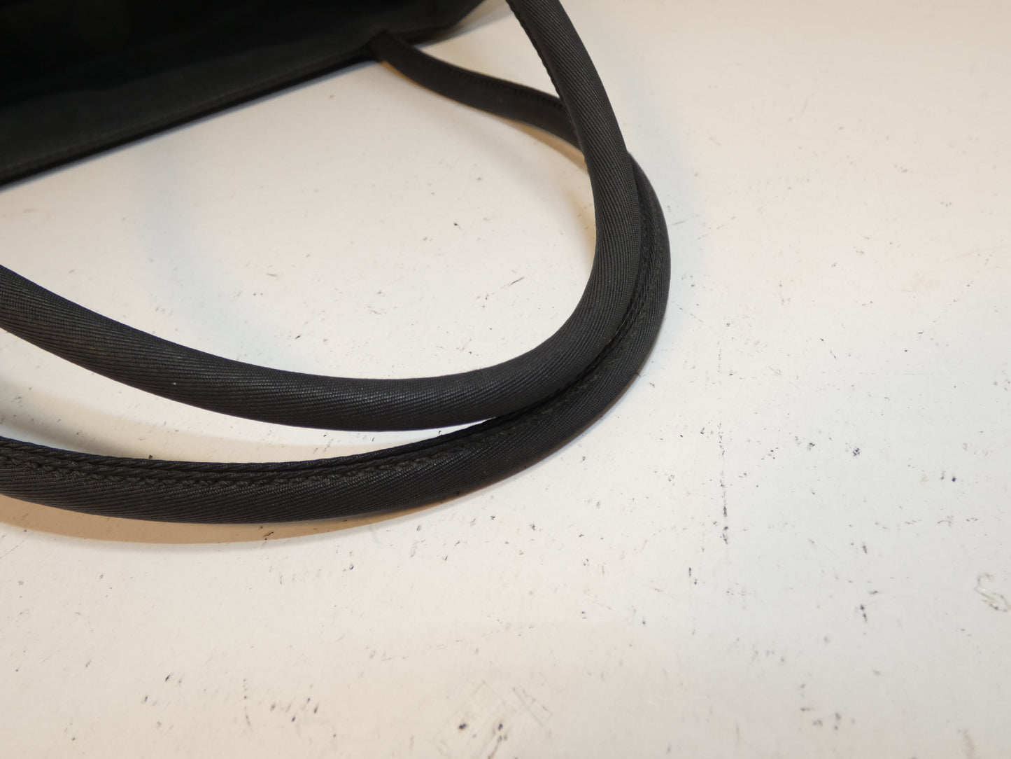 PRADA nylon black handbag