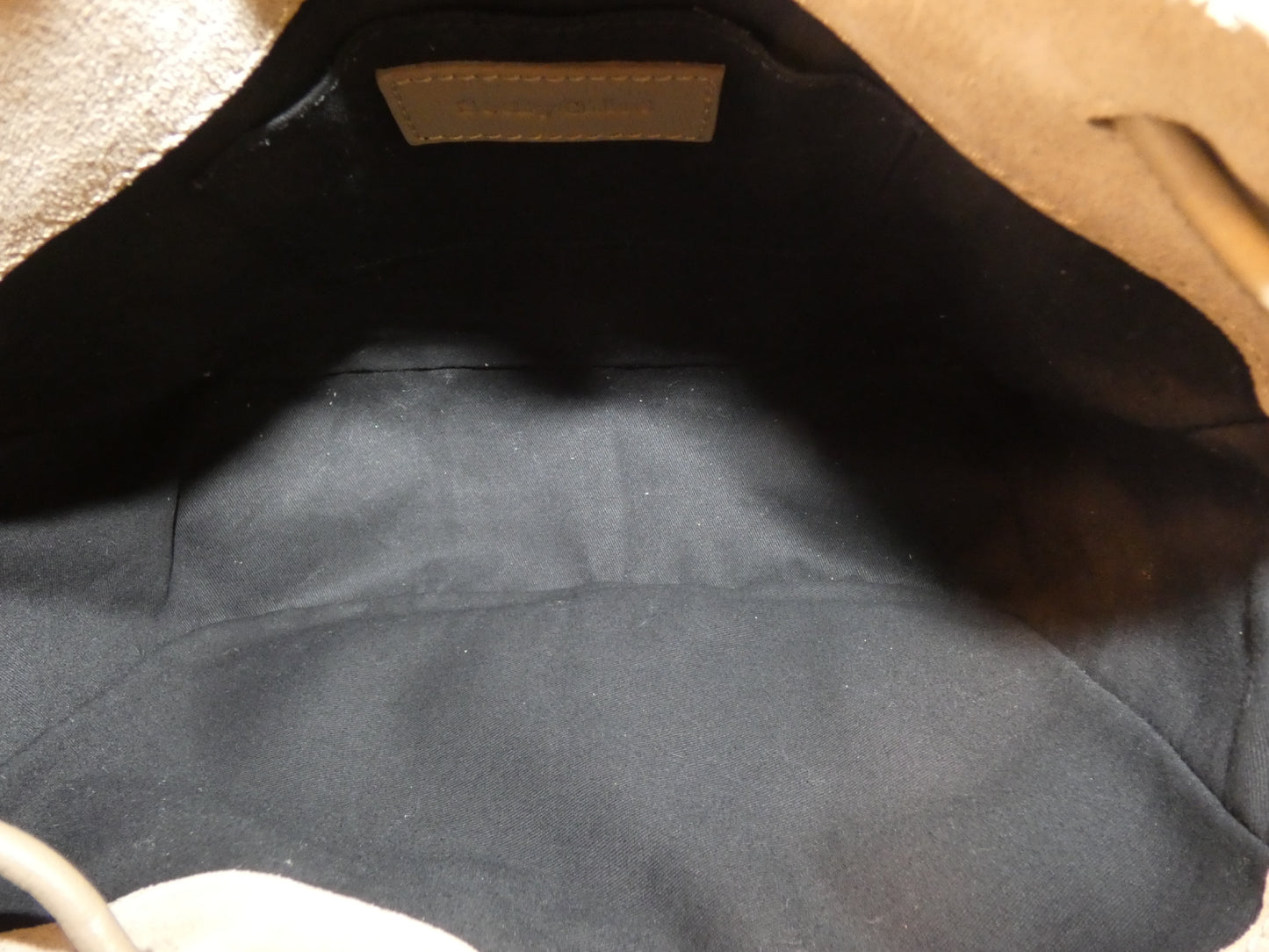 SEE BY CHLOE Suede and Leather Two-Tone Shoulder Bag
