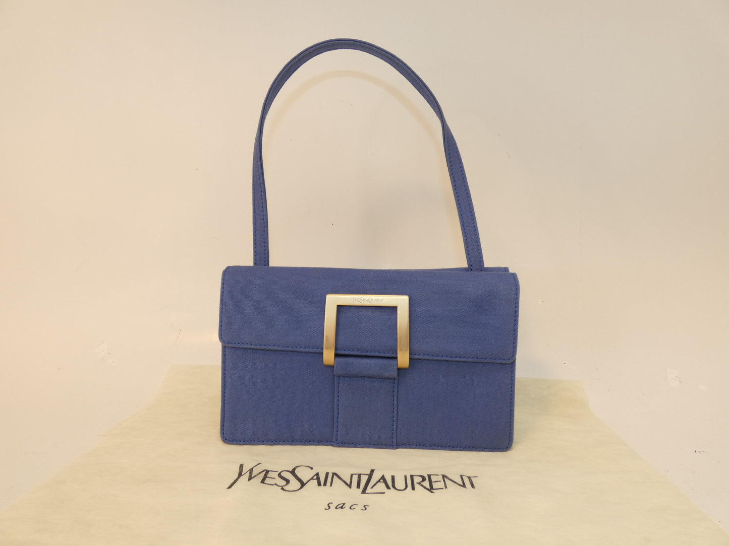 Yves Saint Laurent Canvas Square Mini Handbag