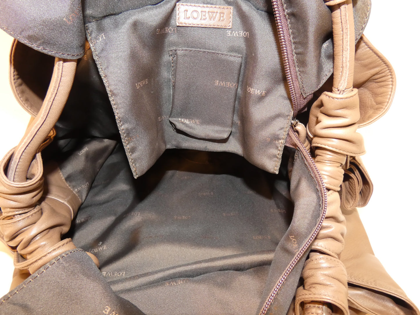LOEWE Nappa Aire Anagram Leather Hand Tote Bag