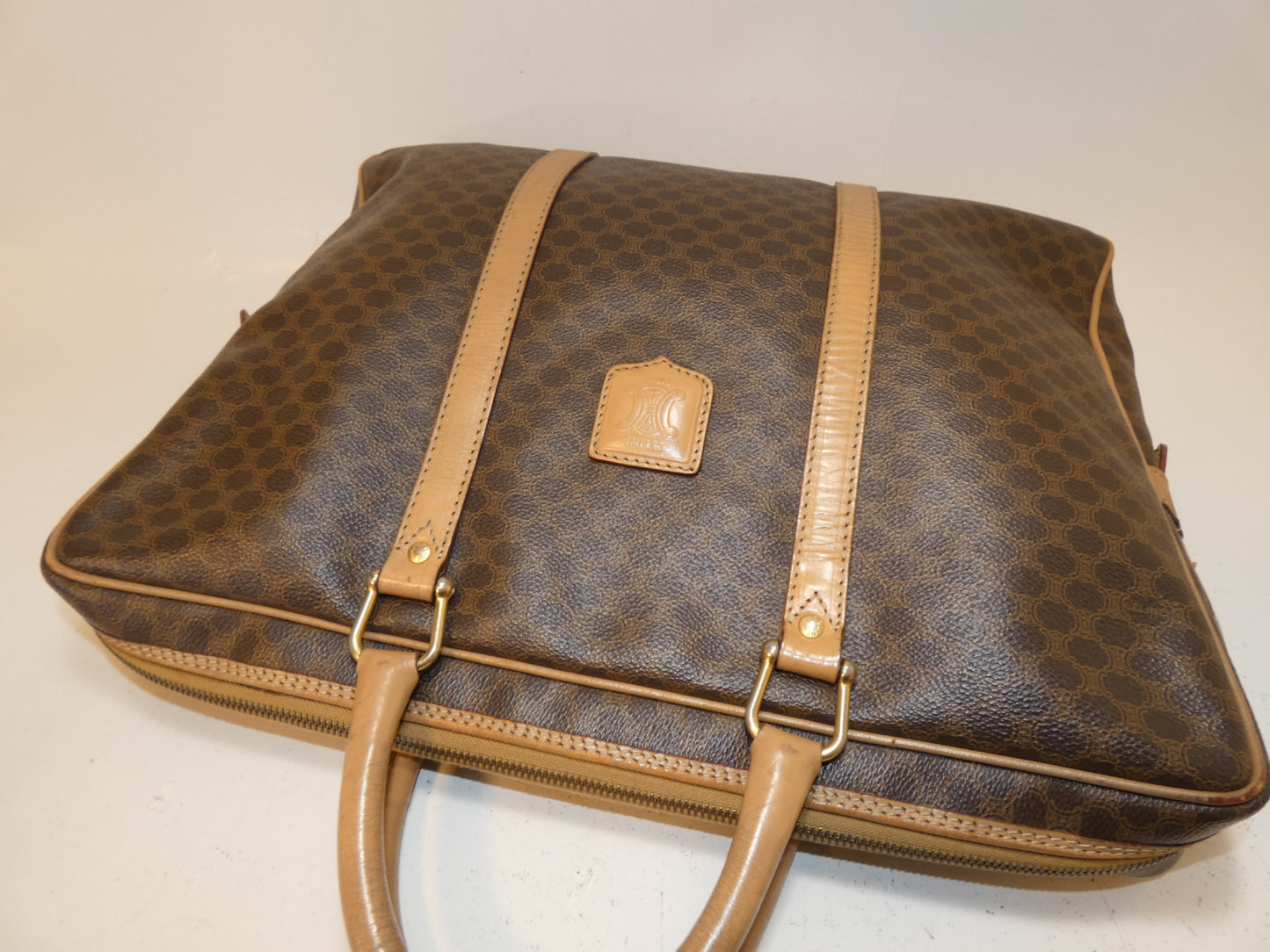 CELINE Macadam PVC Business Handbag