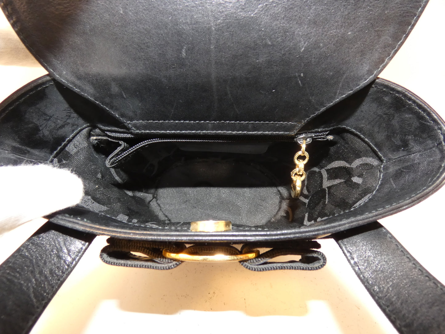 Salvatore Ferragamo Vara Leather Handbag
