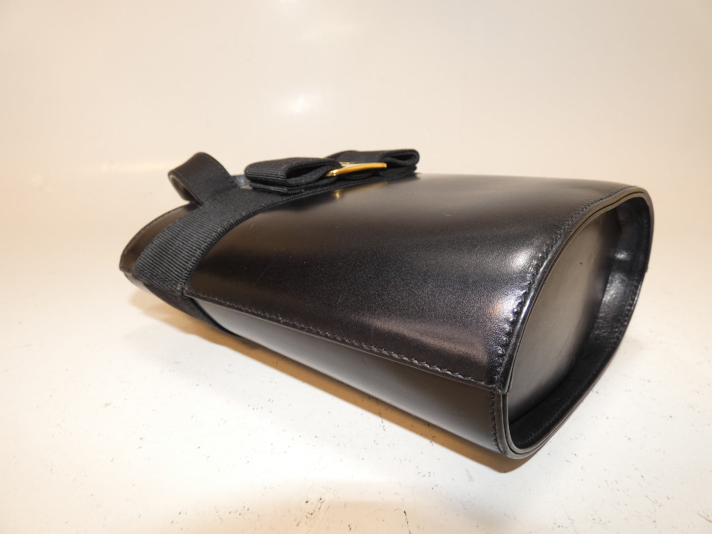 Salvatore Ferragamo Vara Leather Handbag