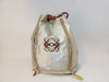 LOEWE Anagram Nylon and Leather Drawstring Backpack