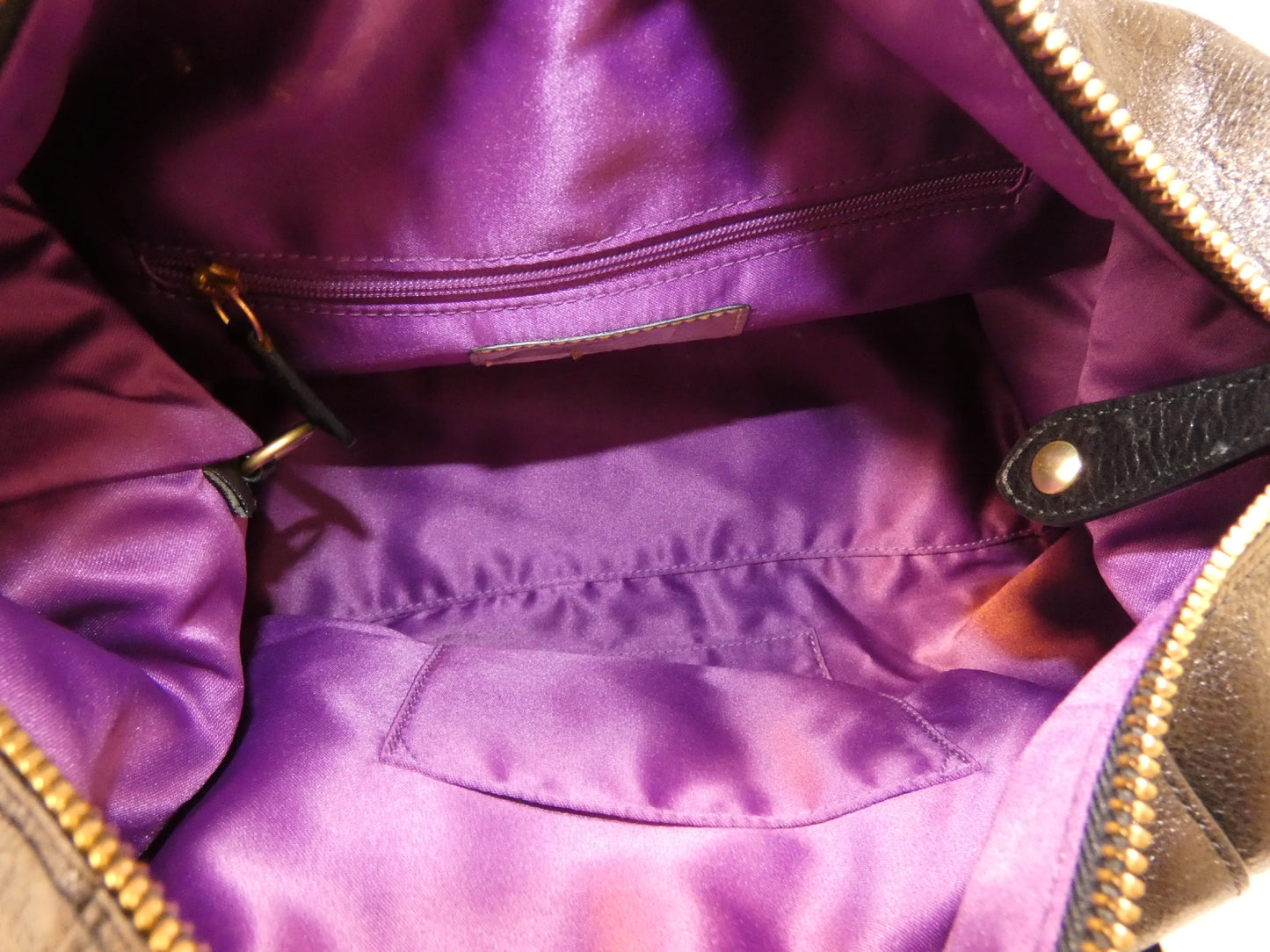 COACH 2-way black leather hand/shoulder bag